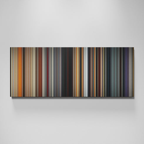 Divergent movie canvas wall art - color palette print