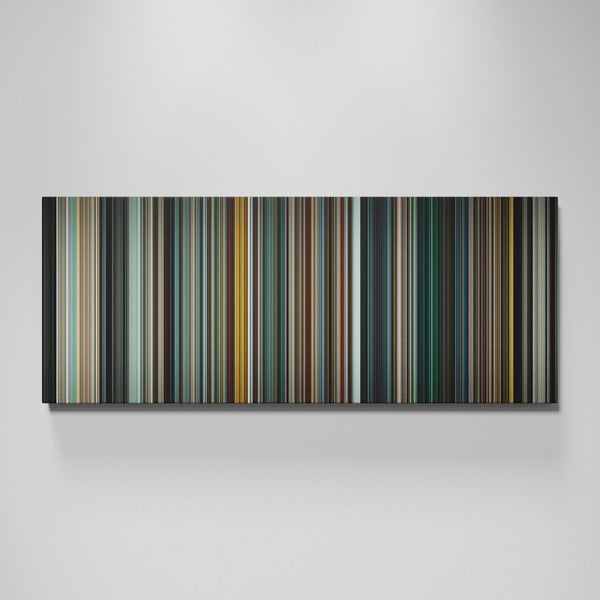 Batman v Superman: Dawn of Justice movie canvas wall art - color palette print