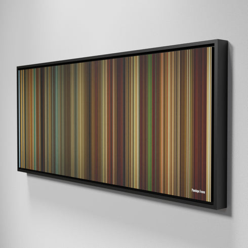 Side view of Framed Buff's of Penelope Frome on the wall