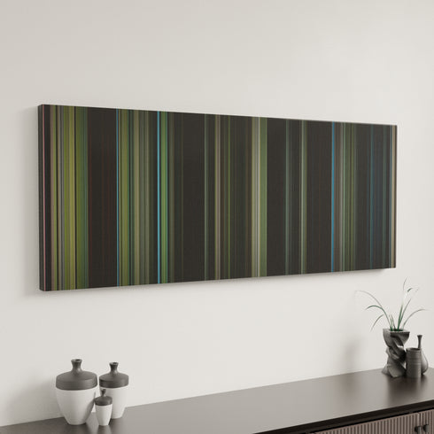 The Maze Runner canvas art in modern interior - movie color palette