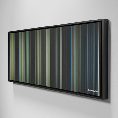 Side view of Framed Buff's of The Maze Runner Frome on the wall