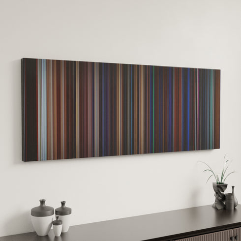 Gremlins canvas art in modern interior - movie color palette