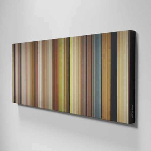 Side view of Buff's of Just Go with It Frome on the wall