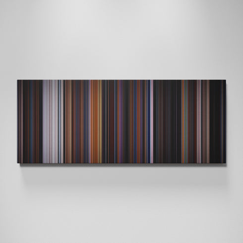 Friday the 13th Part VIII: Jason Takes Manhattan movie canvas wall art - color palette print