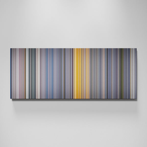 Galaxy Quest movie canvas wall art - color palette print