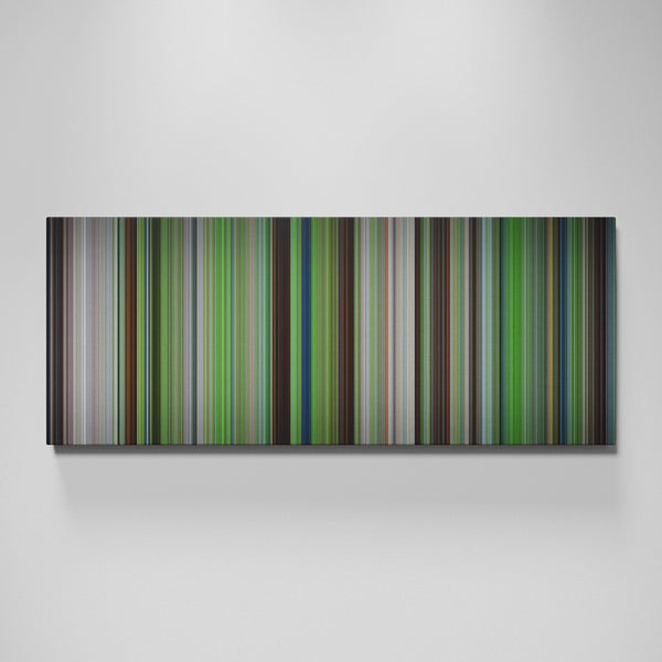 Gorillas in the Mist movie canvas wall art - color palette print