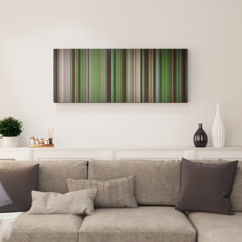 Gorillas in the Mist canvas print in living room - film wall decor