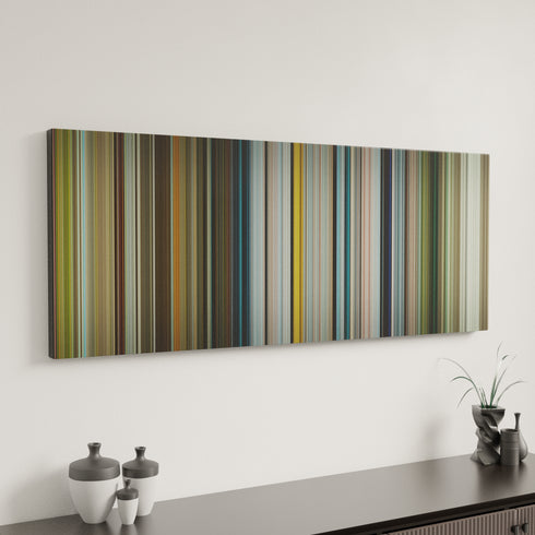 Life of Pi canvas art in modern interior - movie color palette