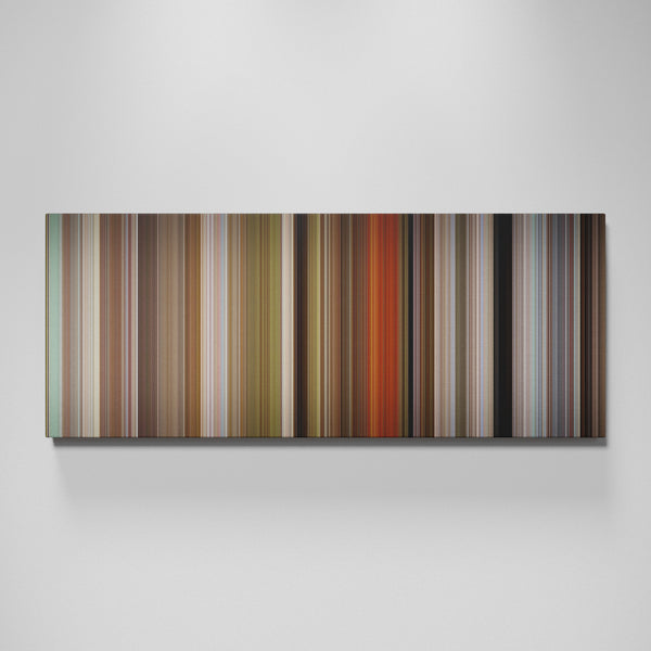 Blazing Saddles movie canvas wall art - color palette print