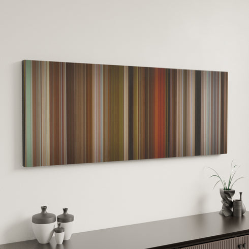 Blazing Saddles canvas art in modern interior - movie color palette