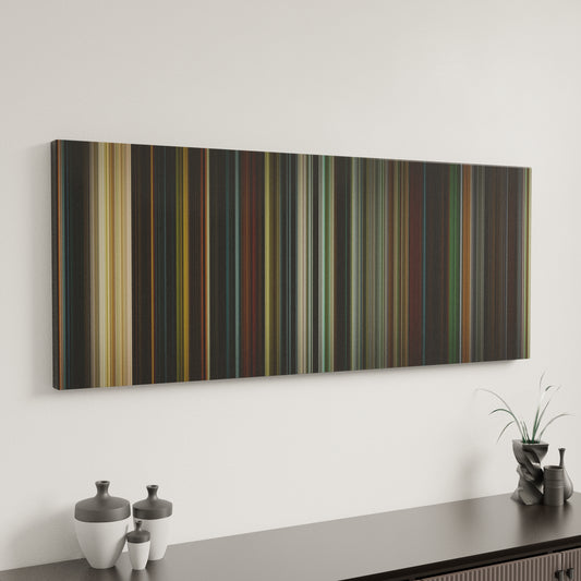 Minimal interior design with 28 Days Later... Frome on the wall