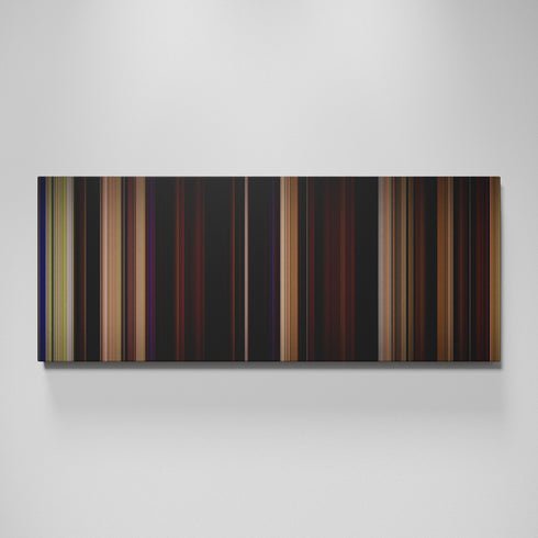 Blue Velvet movie canvas wall art - color palette print