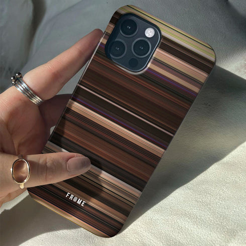 blue velvet Frome phone case when holding in hands