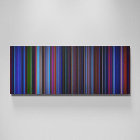 Batman & Robin movie canvas wall art - color palette print