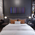 Bedroom interior with Batman & Robin Frome on the wall