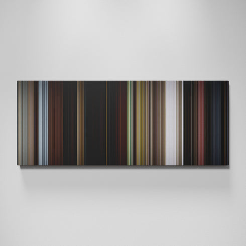 Good Omens: Hard Times movie canvas wall art - color palette print