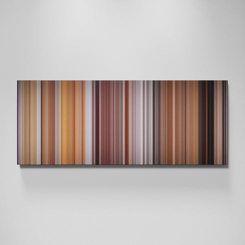 Flirting with Disaster movie canvas wall art - color palette print