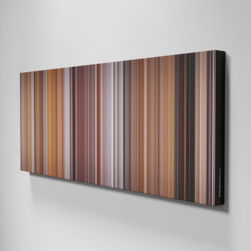 Side view of Buff's of Flirting with Disaster Frome on the wall