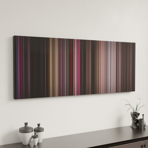 A Star Is Born canvas art in modern interior - movie color palette