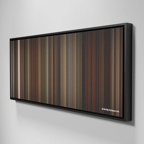 Side view of Framed Buff's of The West Wing: The Supremes Frome on the wall