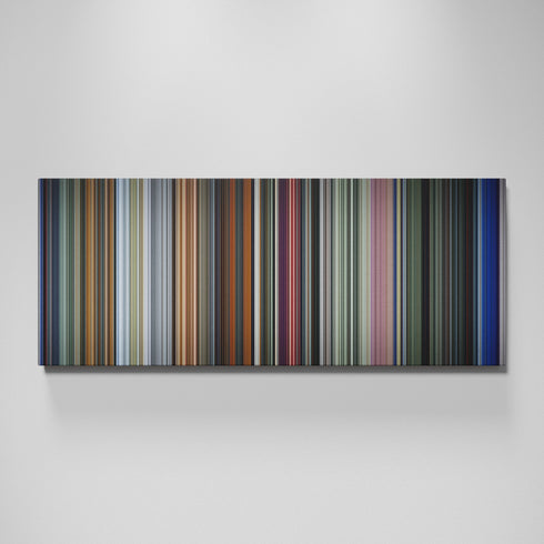 Tokyo Godfathers movie canvas wall art - color palette print