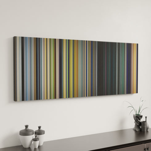 The Little Prince canvas art in modern interior - movie color palette