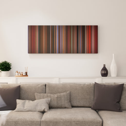 Saving Face canvas print in living room - film wall decor