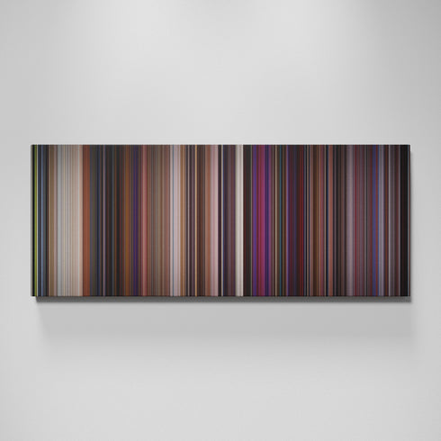 Super Mario Bros movie canvas wall art - color palette print