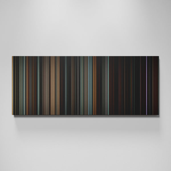 Suspiria movie canvas wall art - color palette print