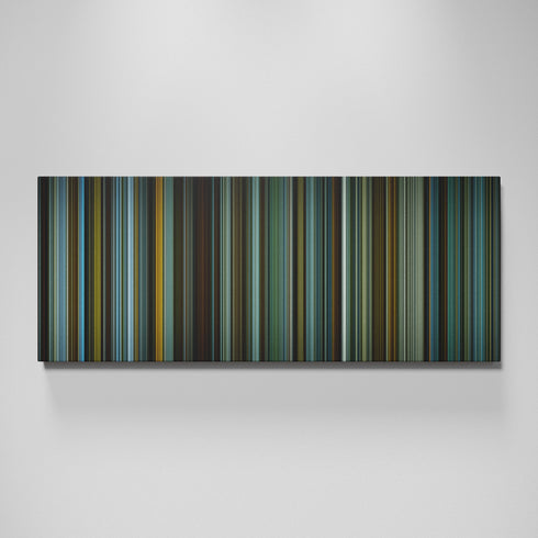 The Girl with the Dragon Tattoo movie canvas wall art - color palette print