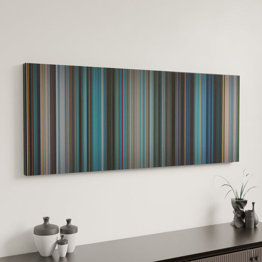 Minimal interior design with Venom Frome on the wall