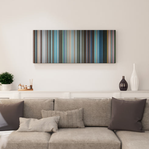 Living room interior with Venom Frome on the wall