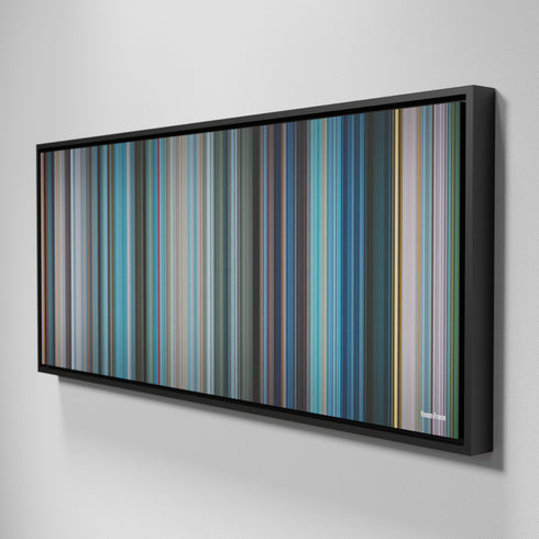 Side view of Framed Buff's of Venom Frome on the wall