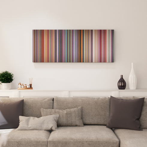 Living room interior with Akira Frome on the wall