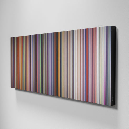 Side view of Buff's of Akira Frome on the wall