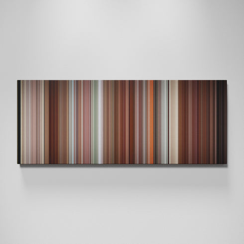 Meet Joe Black movie canvas wall art - color palette print