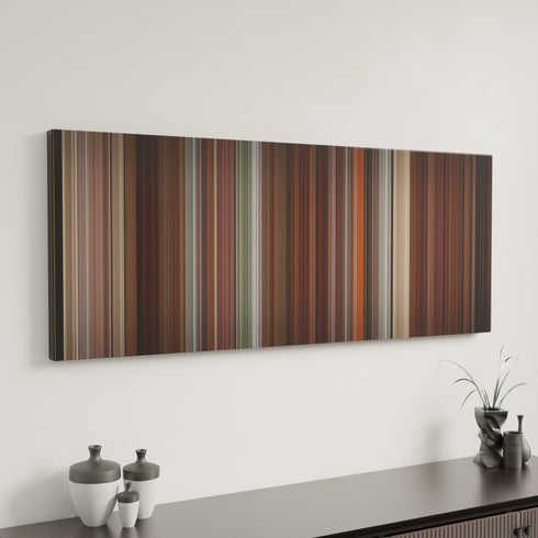 Meet Joe Black canvas art in modern interior - movie color palette
