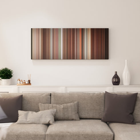 Meet Joe Black canvas print in living room - film wall decor