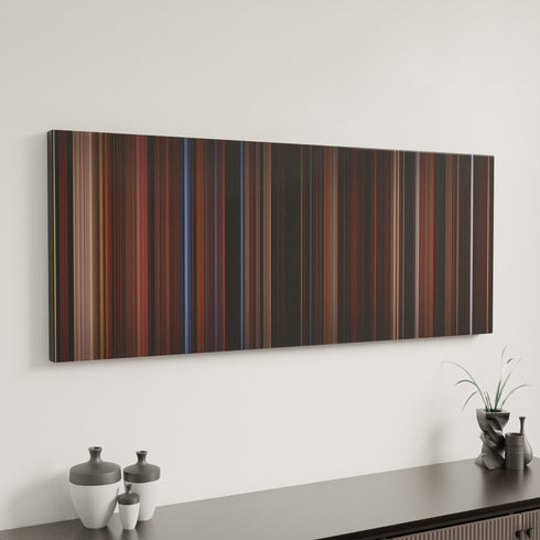 The Lost Boys canvas art in modern interior - movie color palette