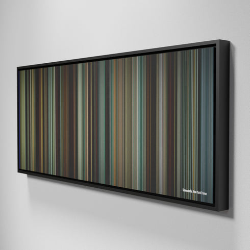 Side view of Framed Buff's of Synecdoche, New York Frome on the wall