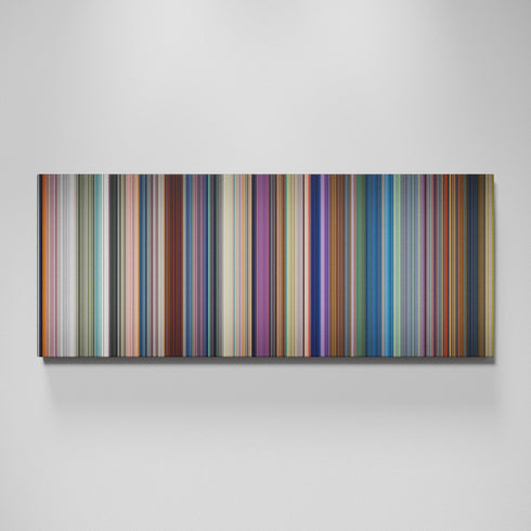 Next Gen movie canvas wall art - color palette print