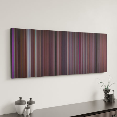 An Affair to Remember canvas art in modern interior - movie color palette