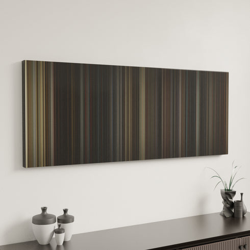 The Evil Dead canvas art in modern interior - movie color palette