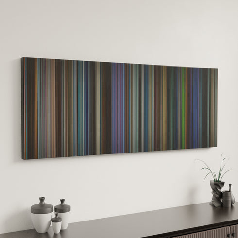 The Amazing Spider-Man 2 canvas art in modern interior - movie color palette