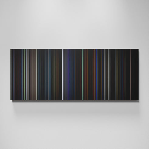 Watchmen: A God Walks into Abar movie canvas wall art - color palette print