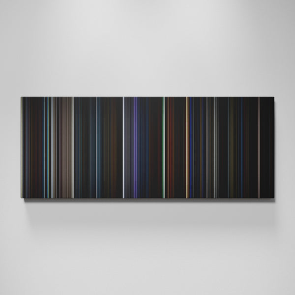 Watchmen: A God Walks into Abar movie canvas wall art - color palette print