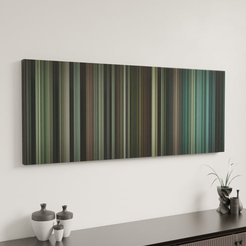 Million Dollar Baby canvas art in modern interior - movie color palette