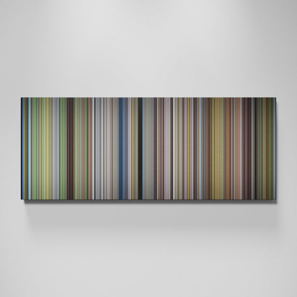 The New World movie canvas wall art - color palette print