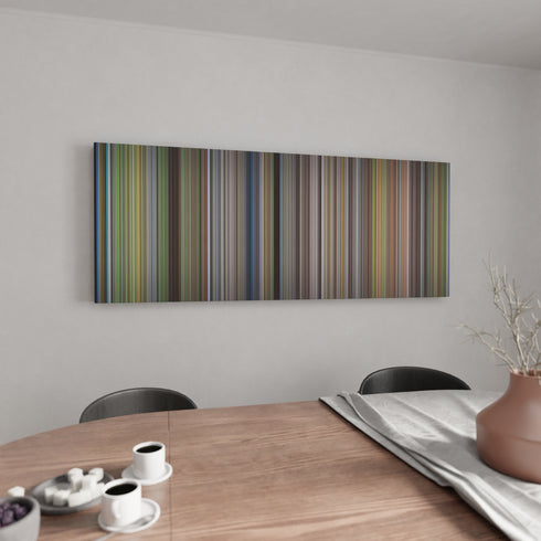 The New World canvas wall art in kitchen - movie decor