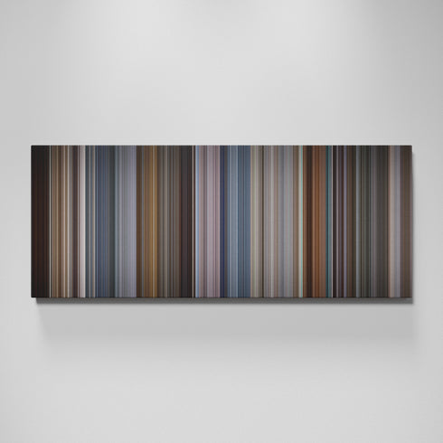Psych: Last Night Gus movie canvas wall art - color palette print